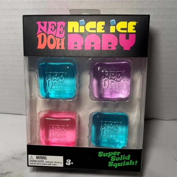 NeeDoh Nice Ice Baby Blue Pink Purple. New - Picture 1 of 7